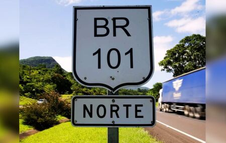 BR-101, a rodovia federal mais famosa do Brasil.