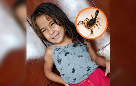 Jamily Vit&oacute;ria Duarte tinha 5 anos de idade.