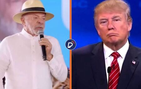 Lula e Trump.
