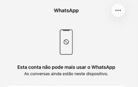 Mensagem do WhatsApp.