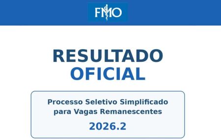 Processo Seletivo da FMO. 