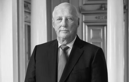 rei Harald V, da Noruega.