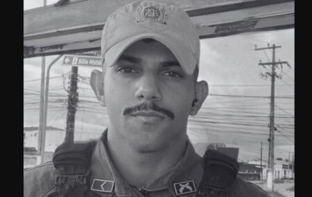 Soldado da PMPE Jo&atilde;o Victor da Silva Ferraz.