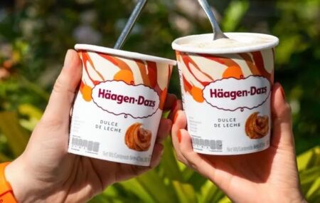 Sorvetes da H&auml;agen-Dazs.