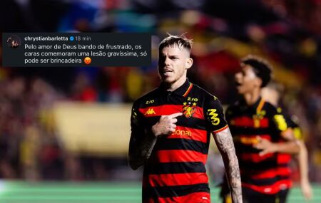 Barletta respondeu coment&aacute;rios sobre les&atilde;o de Felipinho.