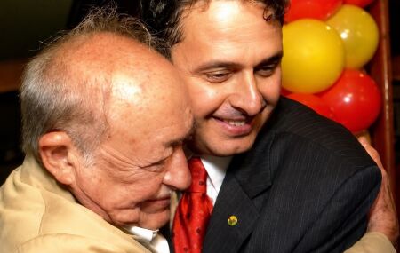 Miguel Arr&aacute;es e Eduardo Campos 