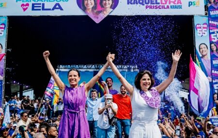 Raquel Lyra e Priscila Krause na Conven&ccedil;&atilde;o do PSD em Pernambuco 