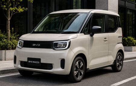 BYD Racco, o modelo tem dimens&otilde;es menores que as do Dolphin Mini