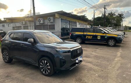 Ve&iacute;culo recuperado pela PRF
