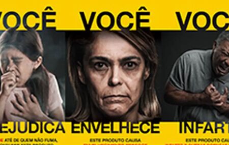 Alertas em embalagens de cigarros. 