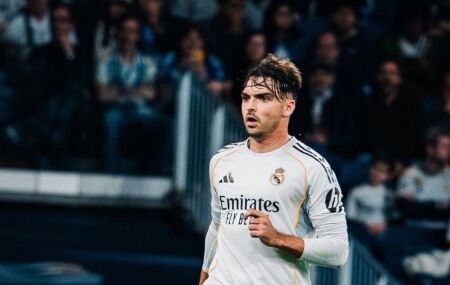 Asencio, zagueiro do Real Madrid, ainda n&atilde;o estreou na temporada.