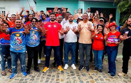 C&eacute;sar Ramos em comunidade na zona rural de Igarassu.