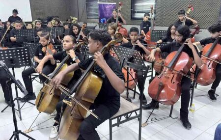 Concerto da Orquestra Crian&ccedil;a Cidad&atilde;.