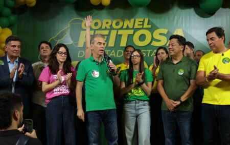 O deputado estadual Coronel Alberto Feitosa (PL) reuniu centenas de apoiadores e lideran&ccedil;as pol&iacute;ticas.