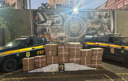 PRF e Pol&iacute;cia Civil apreendem cerca de uma tonelada de maconha em caminh&atilde;o em Igarassu.