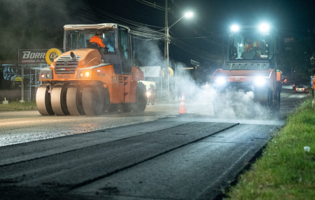 Obras urbanas em Paulista