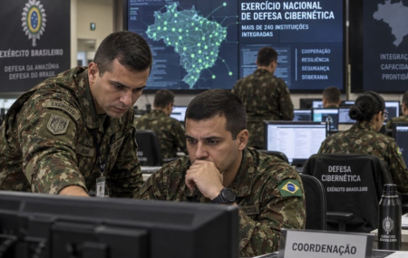 Ex&eacute;rcito brasileiro em treinamento a ataques cibern&eacute;ticos