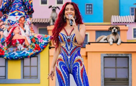 Priscila Senna no Palco Favela do Rock in Rio.
