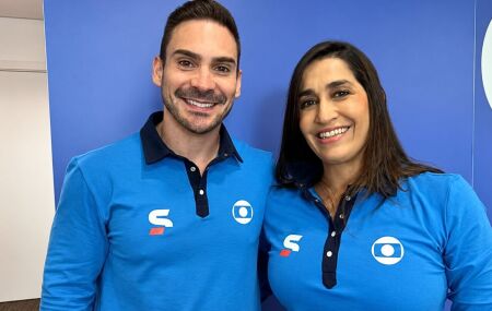 Campe&otilde;es ol&iacute;mpicos Daniele Hyp&oacute;lito e Arthur Zanetti.