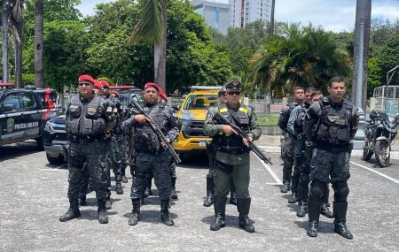 924 agentes das for&ccedil;as de seguran&ccedil;a comp&otilde;em aparato para N&aacute;utico x Sport.