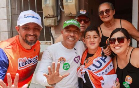 Lup&eacute;rcio durante caminhada em Olinda.