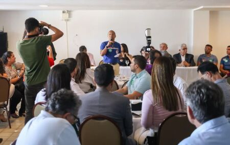 O candidato a deputado estadual Professor Lup&eacute;rcio (PSD)