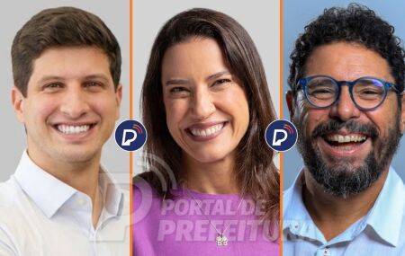 Candidatos ao Governo de Pernambuco: Jo&atilde;o Campos (PSB), Raquel Lyra (PSD) e Ivan Moraes (PSOL).