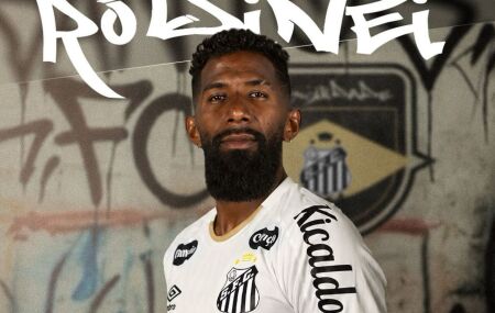 Rodinei assina contrato com o Santos at&eacute; o fim de 2027.