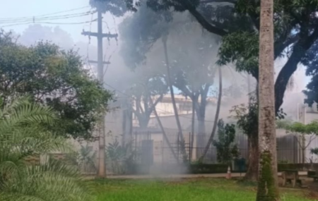 Inc&ecirc;ndio atinge laborat&oacute;rio de f&iacute;sica da UFPE