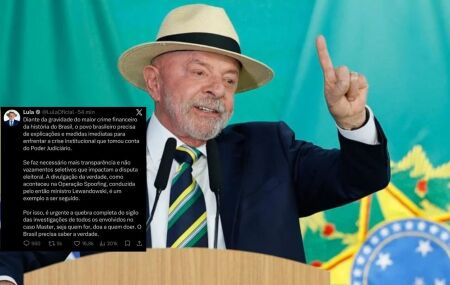 Lula se posiciona sobre investiga&ccedil;&otilde;es do 'Caso Master'