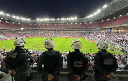 Pol&iacute;cia Militar na Arena Pernambuco