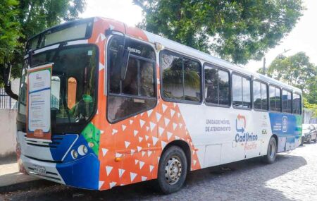 Unidade M&oacute;vel do Cad&Uacute;nico.