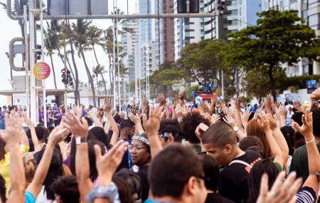 Marcha para Jesus 2026 em Boa Viagem no Recife