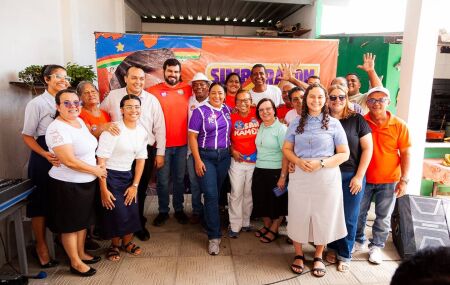 C&eacute;sar Ramos em agenda polit&iacute;ca em Igarassu