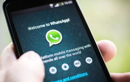Aplicativo do Whatsapp.