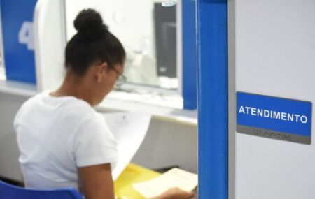 Atendimento do INSS.