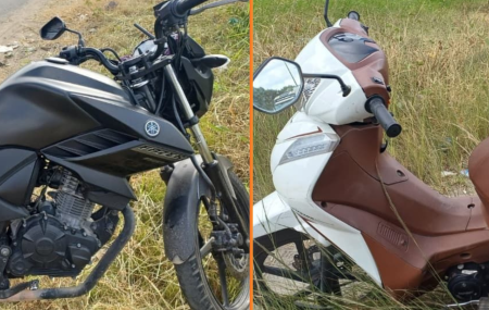 Colis&atilde;o entre duas motos deixa tr&ecirc;s homens feridos na BR-232, no Recife