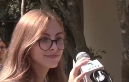 Estudante Isabela Casahuga-Lemgruber, filha de m&atilde;e brasileira.