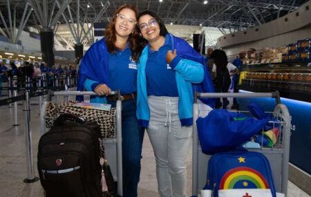 Estudantes do Programa Ganhe o Mundo.