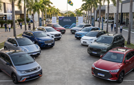 Marcas mais vendidas de montadoras chinesas no Brasil.