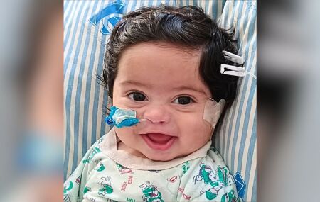 Familiares de Miguel &Acirc;ngelo tinham expectativa de alta hospitalar ap&oacute;s a crian&ccedil;a tratar uma bronquiolite.