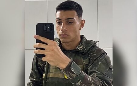 Pedro Gabriel Bezerra, de 20 anos, estava de servi&ccedil;o no 7&ordm; Dep&oacute;sito de Suprimento, no bairro do Cabanga.