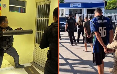 Al&eacute;m das 21 pris&otilde;es em tr&ecirc;s estados, 16 kg de drogas foram apreendidos.