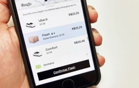Usu&aacute;rio contratou o servi&ccedil;o "Uber Flash".