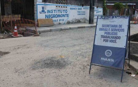 Obra em Paulista.
