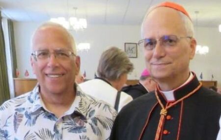 Papa Le&atilde;o XIV e seu irm&atilde;o, Louis Prevost.