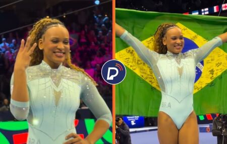 Rebeca Andrade tricampe&atilde; mundial.