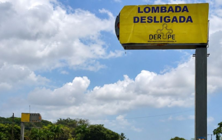 Lombadas eletr&ocirc;nicas desligadas na BR-232 e PE-060