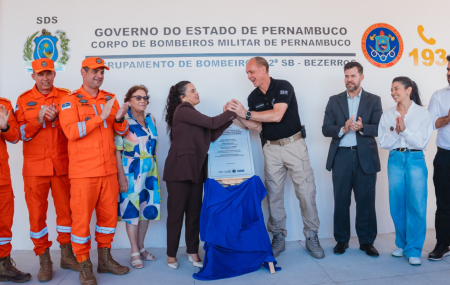 INAUGURADA SE&Ccedil;&Atilde;O DO CORPO DE BOMBEIROS DE BEZERROS