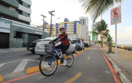 Ciclofaixa em Olinda